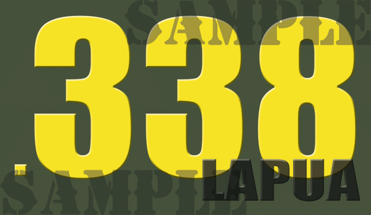 .338 Lapua - Yellow - Standard - .50Cal