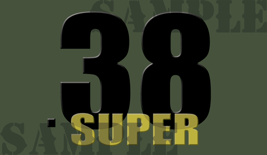 .38 Super - Black - Standard  - .50Cal