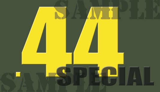 .44Special Sticker - Yellow - Standard - .50Cal