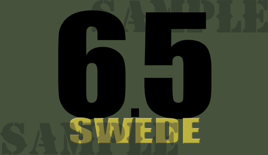 6.5 Swede - Black - Standard  - .50Cal