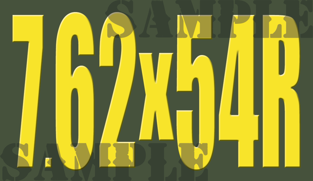 7.62x54R - Yellow - Standard  - .50Cal
