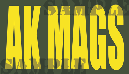 AK Mags (Alternate) - Yellow - Standard - .50Cal (NC)