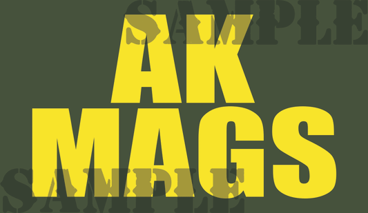 AK Mags - Yellow - Standard - .50Cal (NC)