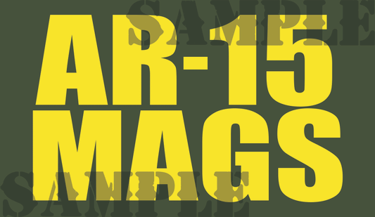 AR-15 Mags - Yellow - Standard - .50Cal (NC)
