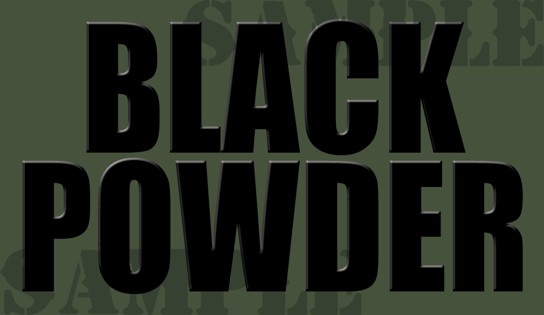 Black Powder - Black - Standard   - .50Cal (NC)