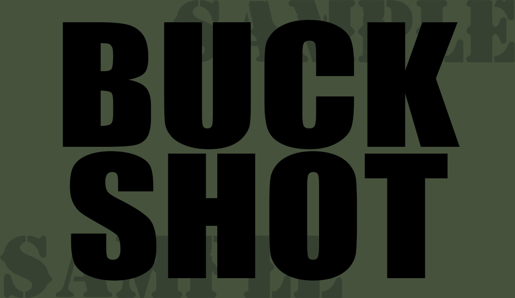 Buck Shot - Black - Standard  - .50Cal (NC)