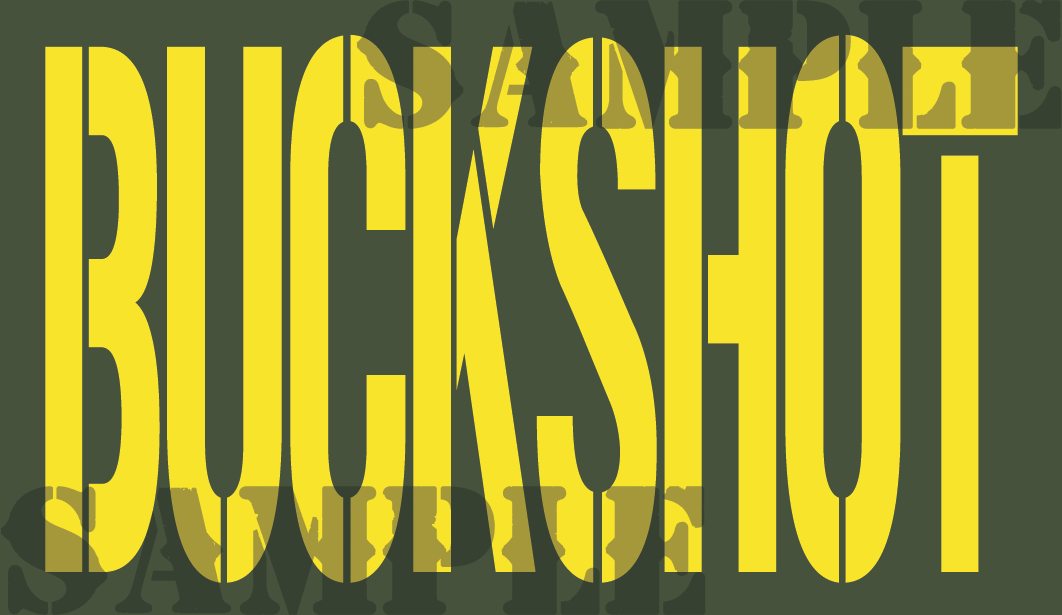 Buckshot - Yellow - Stencil - 50Cal (NC)