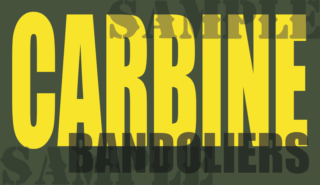 Carbine Bandoliers - Yellow - Standard - .50Cal (NC)