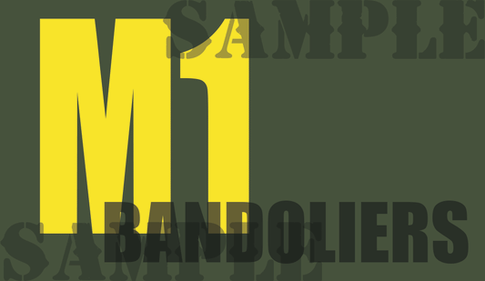 M1 Bandoliers - Yellow - Standard - .50Cal (NC)