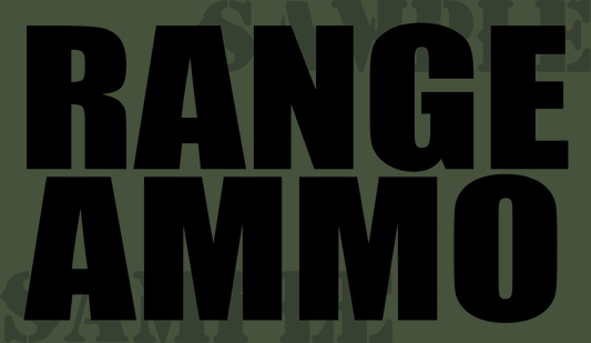 RANGE AMMO - Black - Standard  - .50Cal (NC)