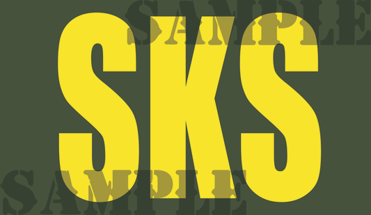 SKS - Yellow - Standard  - .50Cal (NC)