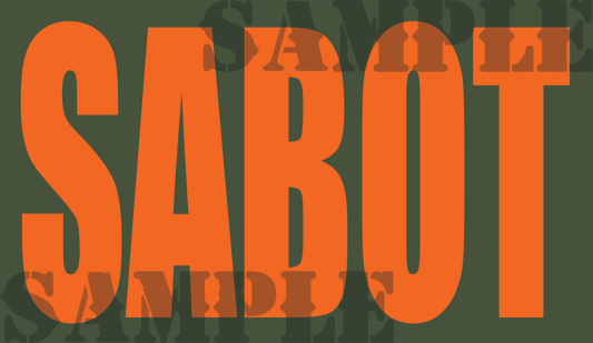 Sabot - Orange - Standard  - .50Cal (NC)