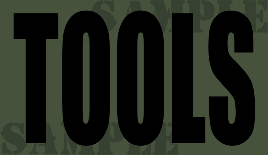 Tools - Black - Standard   - .50Cal (NC)