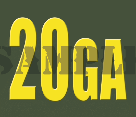 20ga - Yellow - Standard - .30Cal