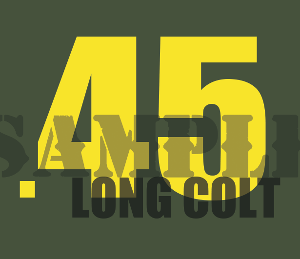 .45 Long Colt - Yellow - Standard   - .30Cal