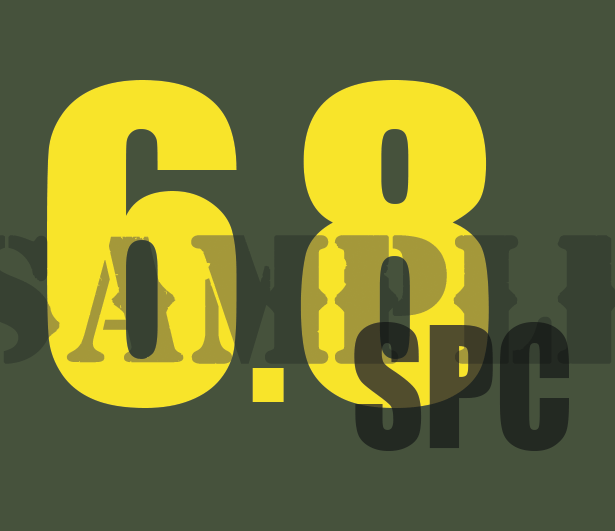 6.8SPC - Yellow - Standard  - .30Cal