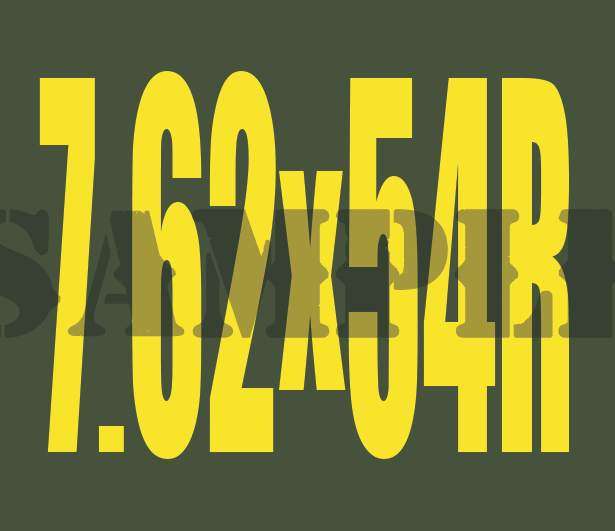 7.62x54R - Yellow - Standard   - .30Cal