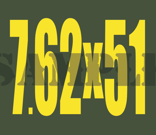 7.62x51 - Yellow - Standard  - .30Cal