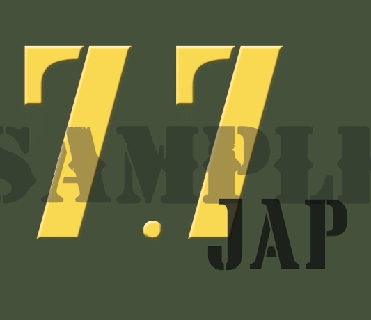 7.7Jap - Yellow - Stencil - .30Cal