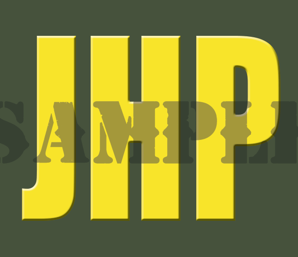 JHP - Sticker - Yellow - Standard - .30Cal (NC)