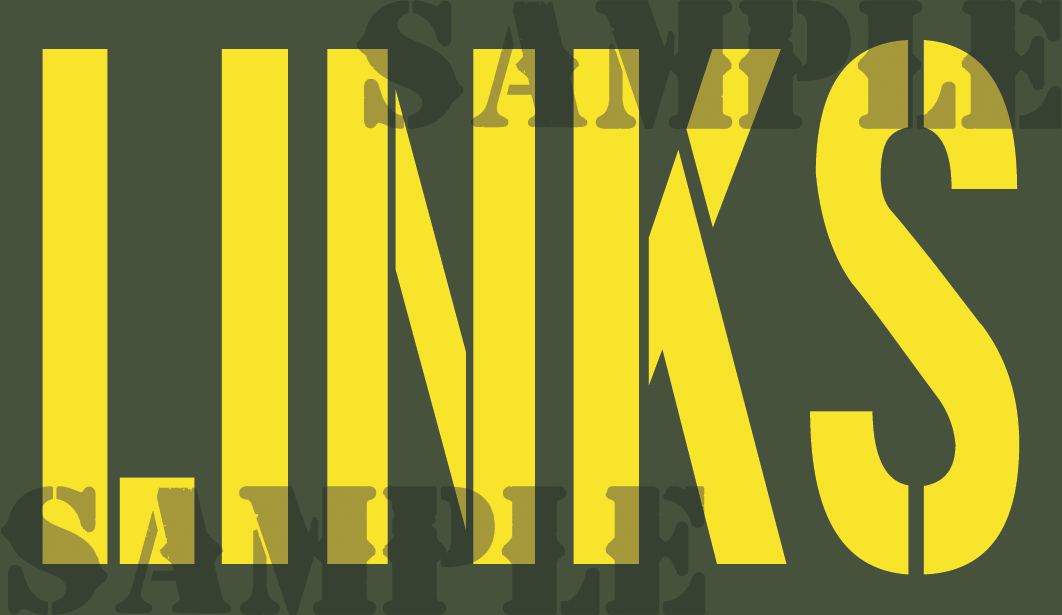 LINKS - Yellow - Stencil  - .50Cal (NC)