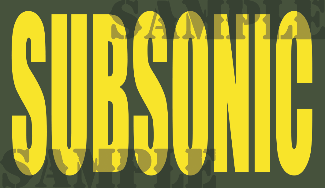 Subsonic - Yellow - Standard   - .50Cal (NC)