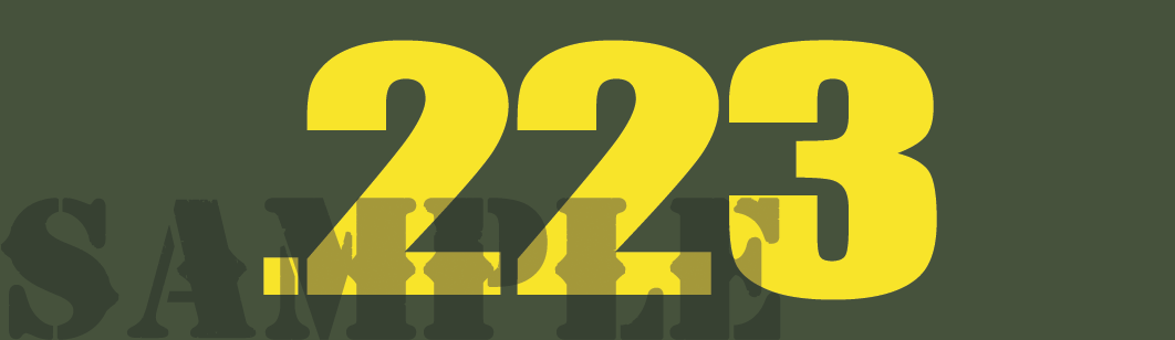 .223 - Yellow - Standard - Half Height