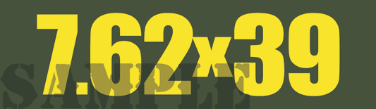 7.62x39 - Yellow - Standard - Half Height