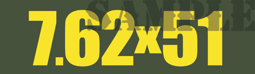 7.62x51 - Yellow - Standard - Half Height
