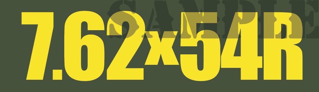 7.62x54R - Yellow - Standard - Half Height