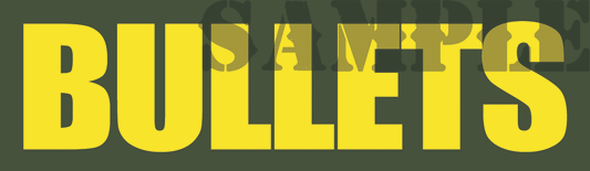 Bullets - Yellow - Standard - Half Height (NC)